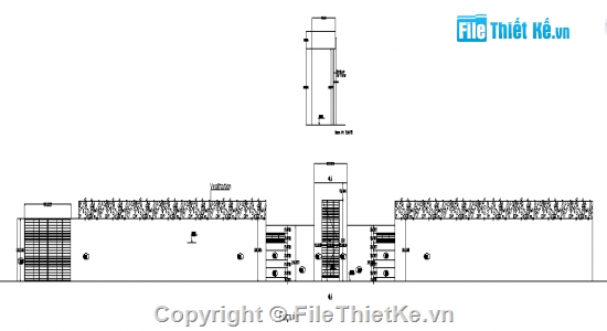 bản vẽ tường,chi tiết tường,Bản vẽ chi tiết,mẫu tường rào